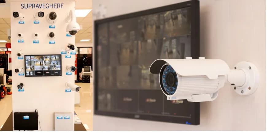 Cameră de supraveghere video instalată de Valoris